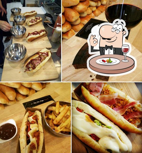 Nourriture à Chez Dude - le Hot Dog Français