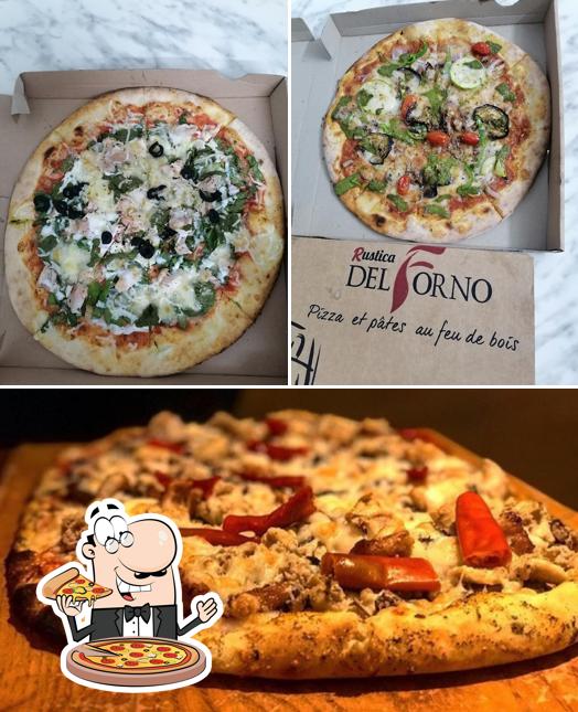 Choisissez des pizzas à Del Forno