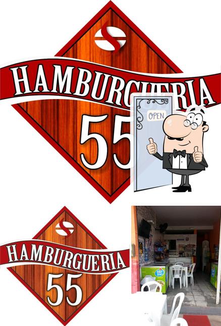 Look at the photo of Hamburgueria 55