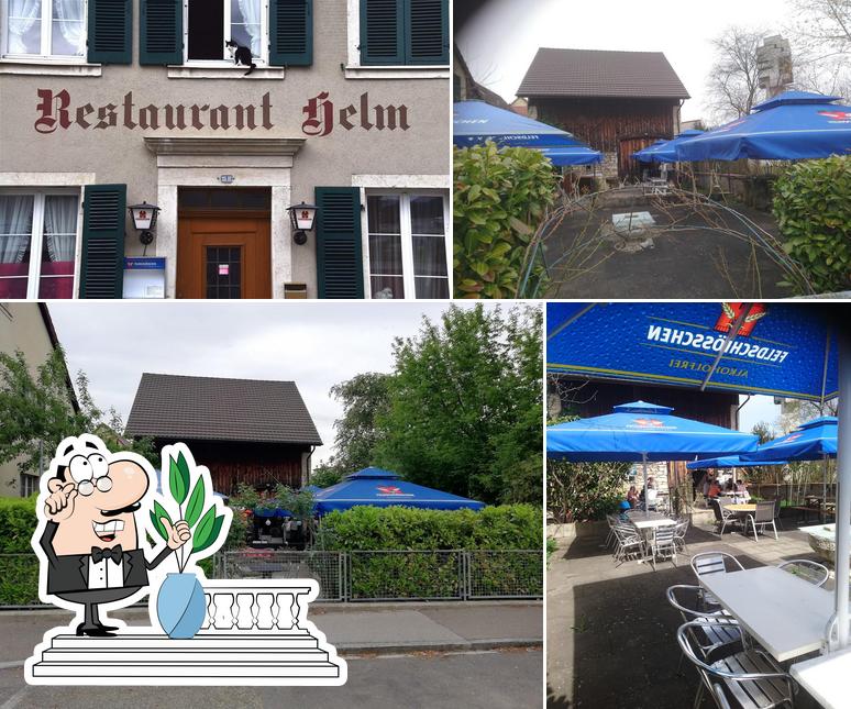 Voici la photo affichant la extérieur et intérieur sur Restaurant Helm