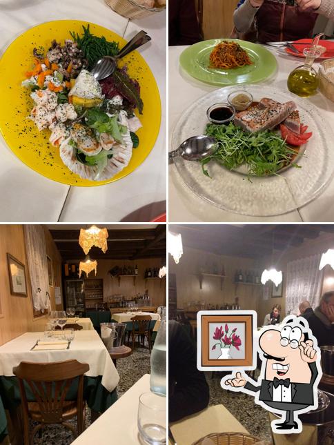 Gli interni di Osteria Antico Giardinetto di Virgilio e Larisa