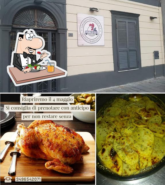 Pollo & CO. si caratterizza per la cibo e interni