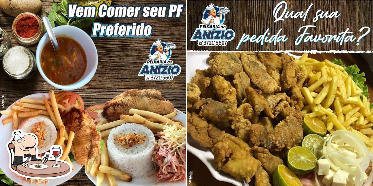 Comida em Peixaria do Anizio Muriaé MG