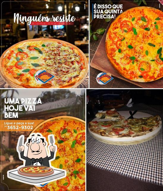 Peça pizza no Pizzaria Mezzaluna