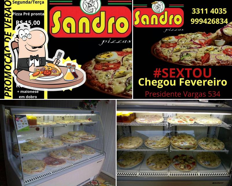 Experimente pizza no Sandro Pizzas