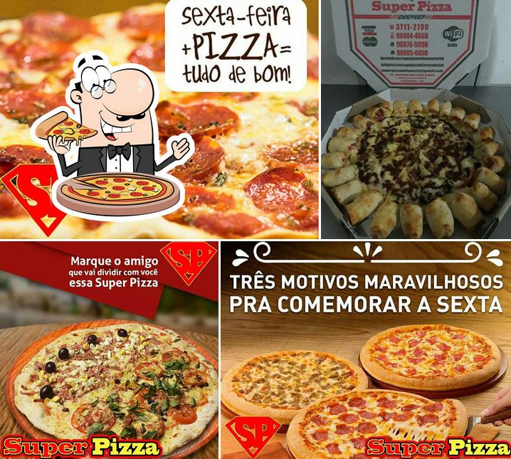 No Super Pizza Delivery, você pode desfrutar de pizza