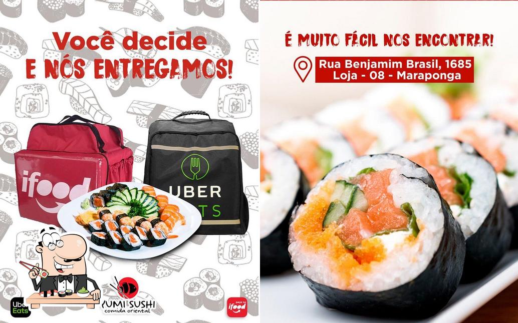 Elige uno de sus diferentes tipos de sushi