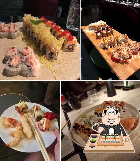 Ordina le varie opzioni di sushi