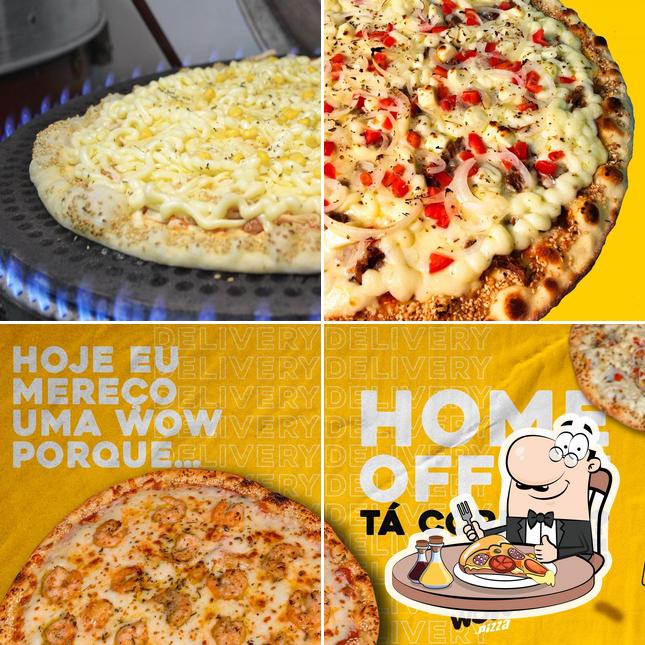 Escolha pizza no Wow.pizza Delivery