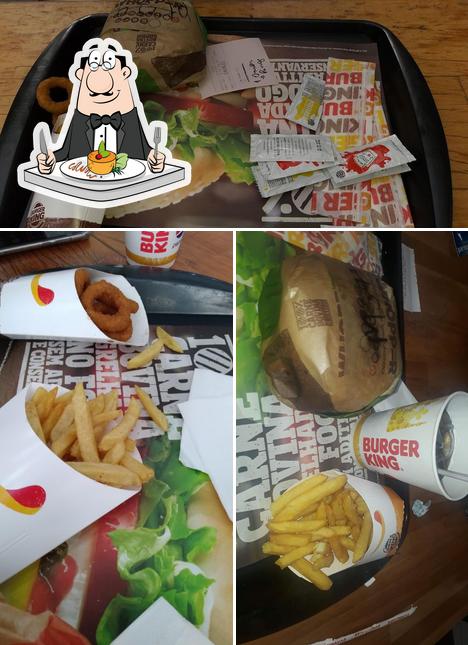 Comida em Burger King