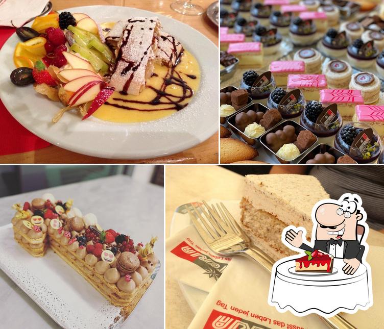 Confiserie Suteria serve un'ampia varietà di dolci