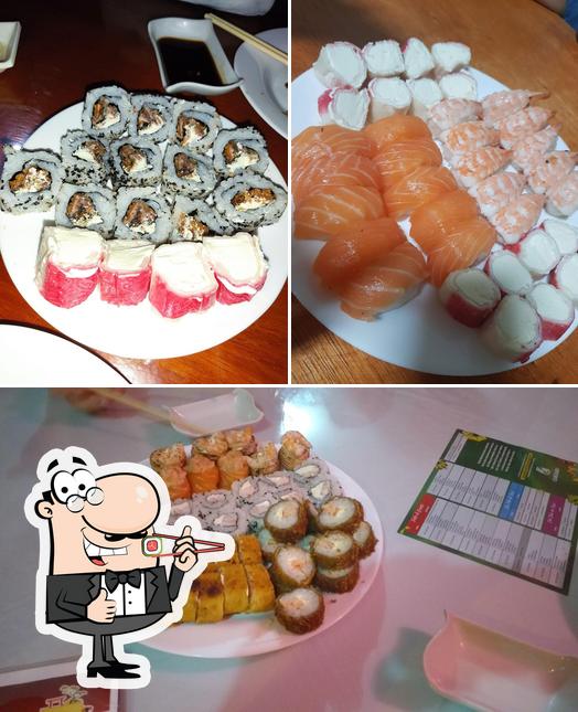 Escolha diversas opções de sushi