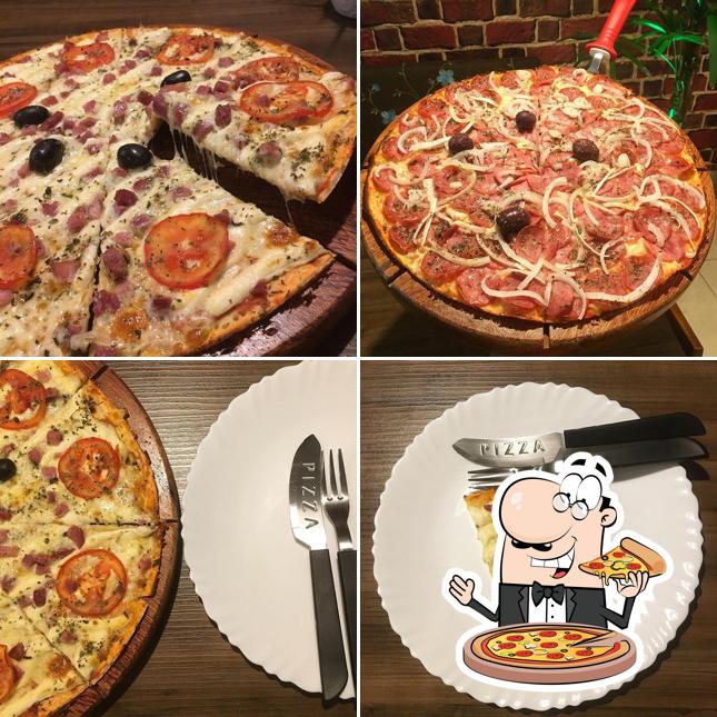 Escolha pizza no BellaFit Pizzaria - Sem glúten