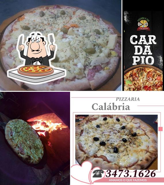 Peça pizza no Pizzaria Callábrian