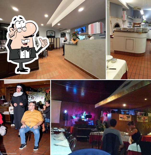 Gli interni di La Lucciola di mare - Ristorante Pizzeria