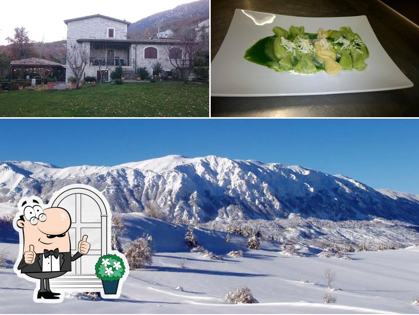La foto di esterno e cibo da Locanda del Barone