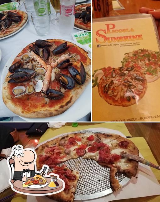 Choisissez des pizzas à Piccola Sunshine - ristorante Pizzeria