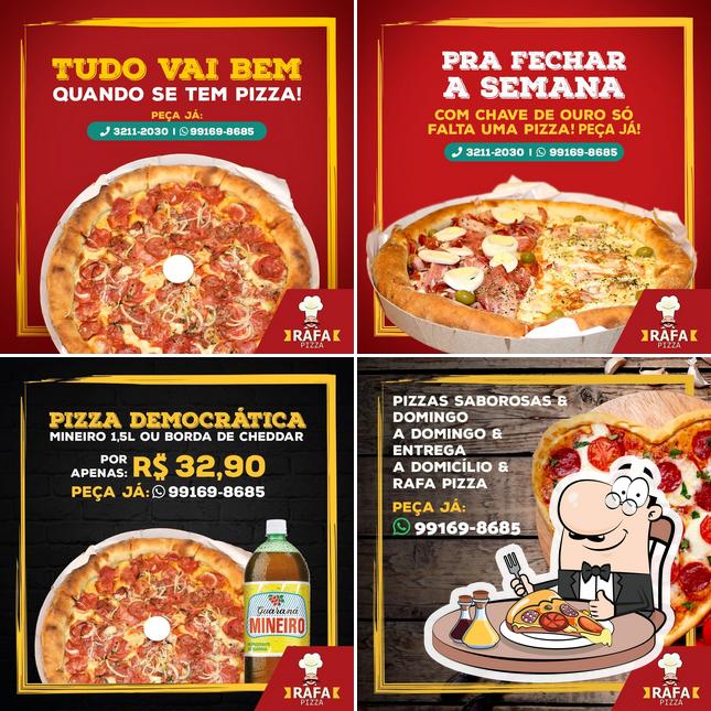 Consiga pizza no Rafa Pizza