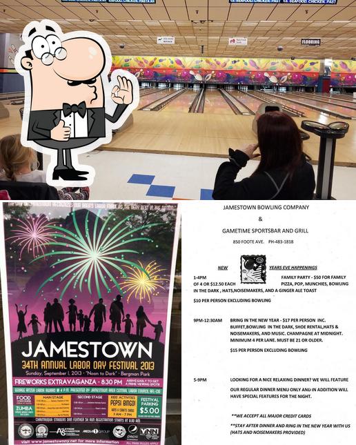 Game Time Sports Bar & Grill in Jamestown Restaurant menu and reviews