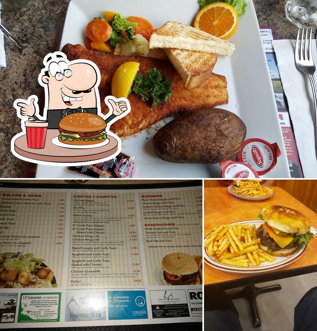 Kosta's Lounge in La Ronge Restaurant menu and reviews