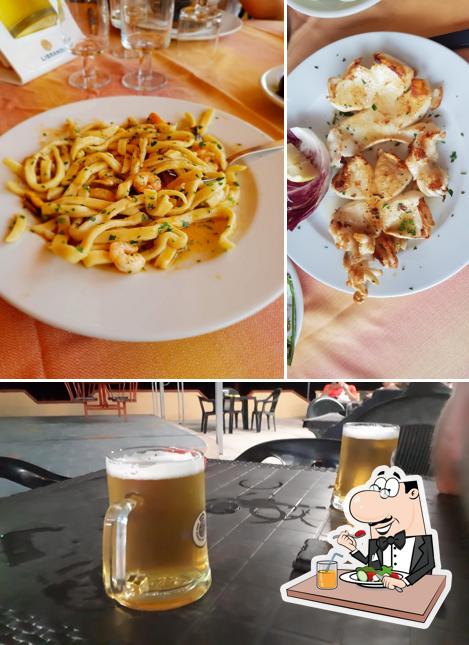 La immagine di cibo e birra da Lido Settebello Ristorante Pizzeria