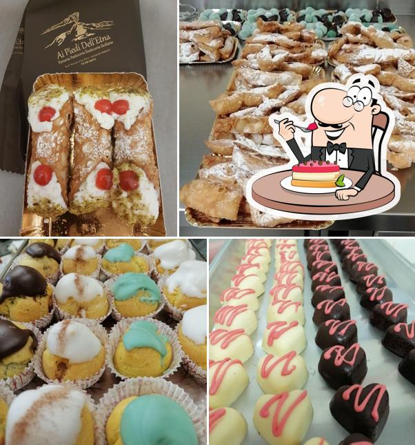 Ai Piedi dell'Etna offre un'ampia gamma di dolci