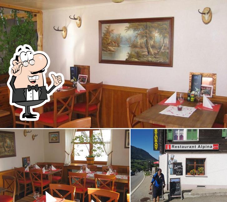 Dai un'occhiata agli interni di Restaurant Alpina