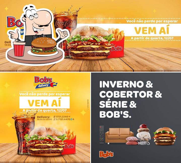 Peça um hambúrguer no Bob's