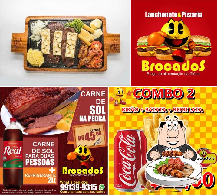 Platos en Brocado's Lanchonete e Pizzaria