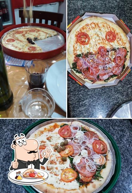 Consiga pizza no Cascata Pizzaria