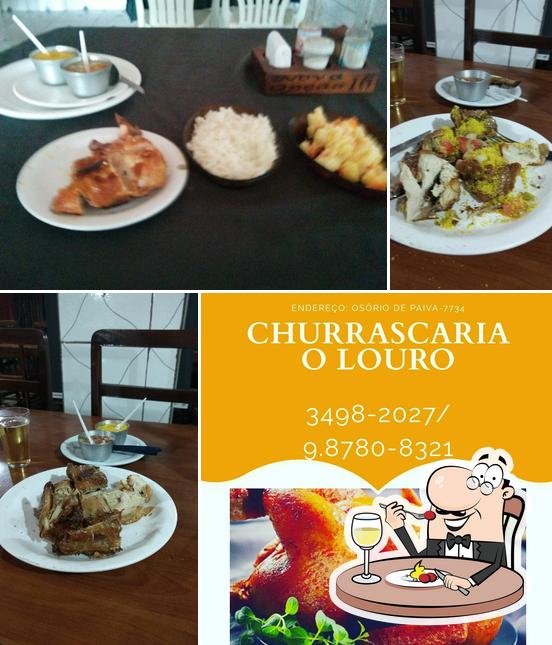 Comida em Churrascaria e Pizzaria O Louro - Siqueira