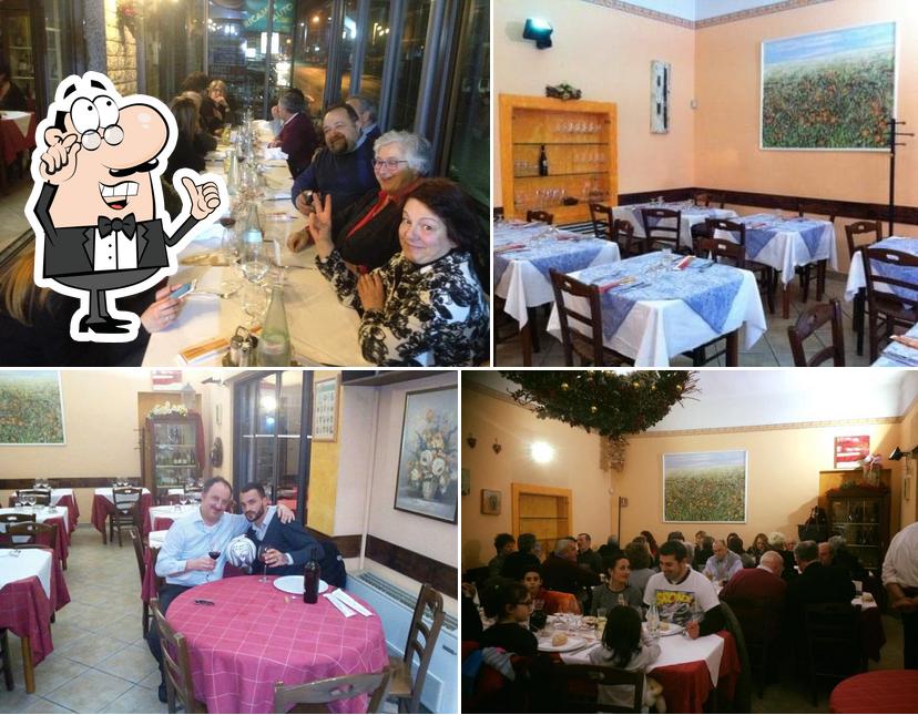 Gli interni di Cuor Di Sasso Trattoria