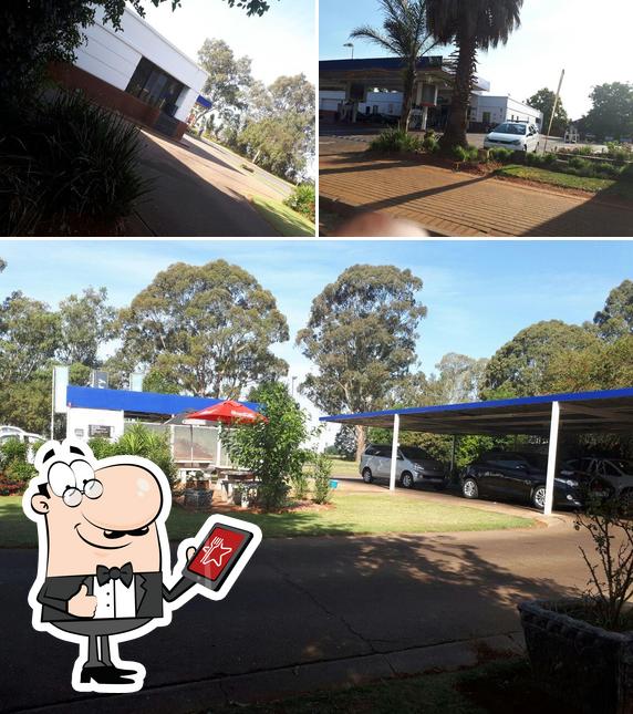 L'extérieur de Engen Edelweiss Service Station