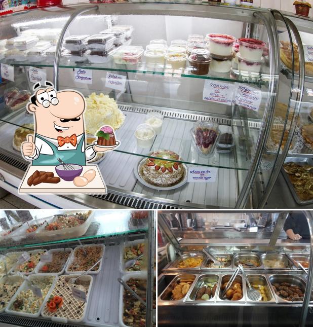 Rotisserie Frangote provê uma escolha de pratos doces