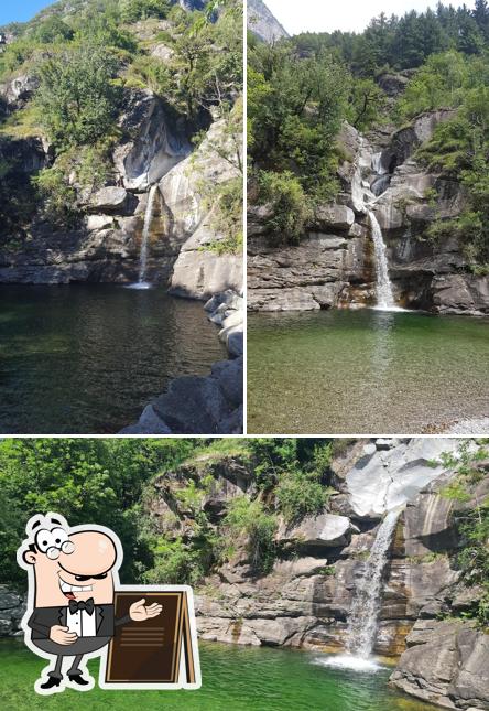 Goditi la vista dagli esterni di Grotto al Pozzon
