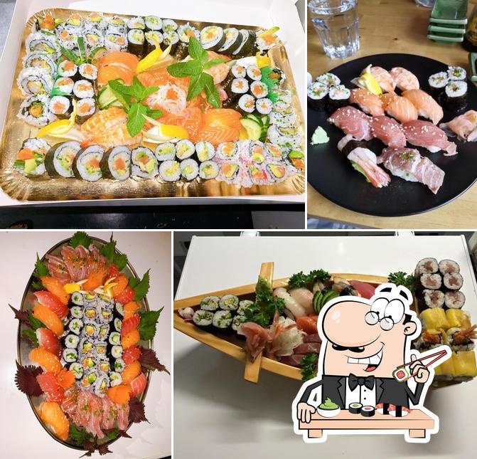 Scegli le varie opzioni di sushi