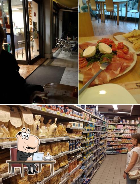 Gli interni di Ideal Pizza