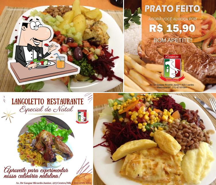 Comida em Langoletto Restaurante