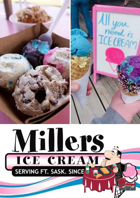 Millers Ice Cream propose une sélection de desserts