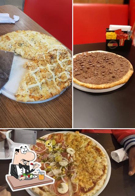 Comida em Oba Oba Pizzaria Piam: Rodízio de Pizza, Calzone, Milk-Shake, Belford Roxo RJ