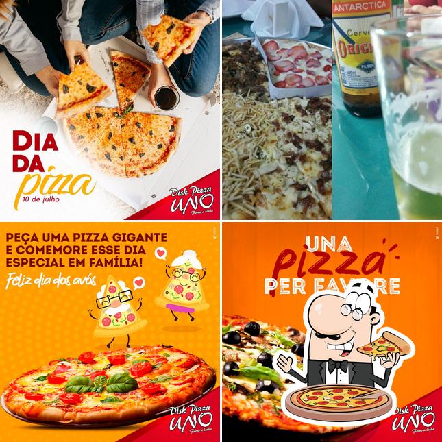 Experimente pizza no Pizzaria Uno