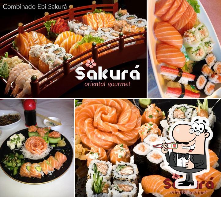 Prove diferentes opções de sushi