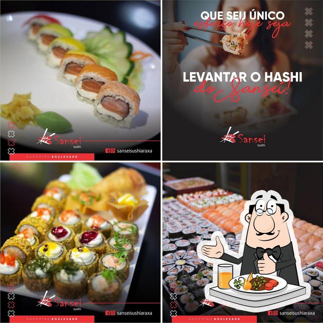 Comida em Sansei Sushi