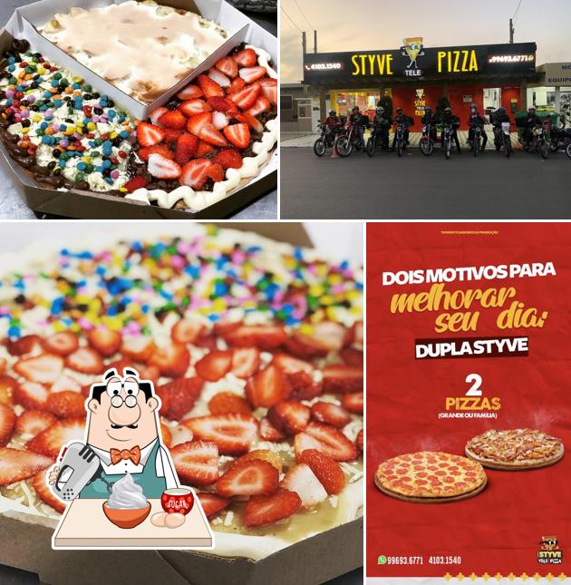 STYVE PIZZA Pizza em Tramandaí e Imbé Pizza Delivery serve uma gama de sobremesas