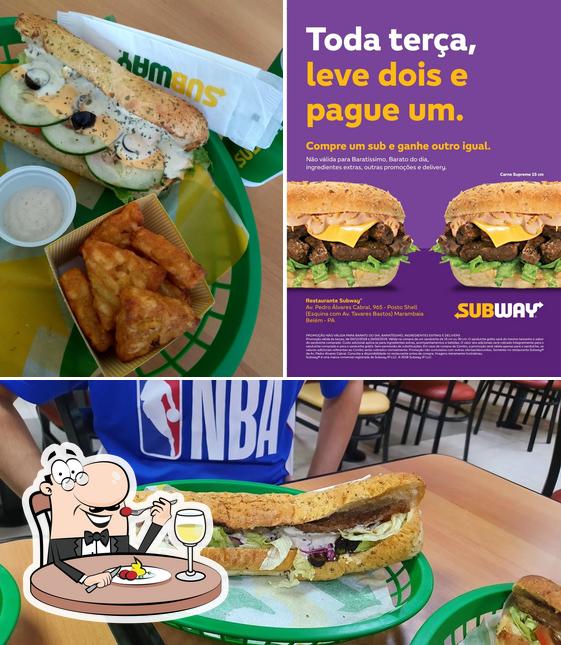 Comida em Subway Marambaia