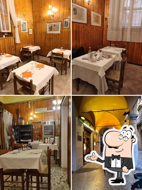 Gli interni di Trattoria Belfiore