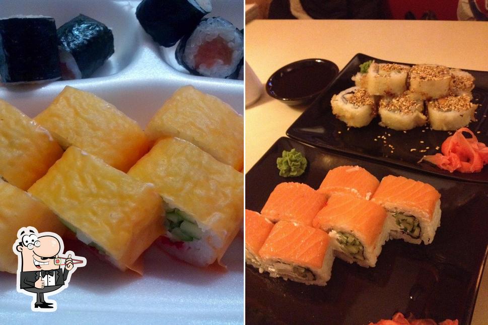 Prenez différentes options de sushi