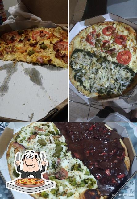 Peça pizza no Benditta Pizza