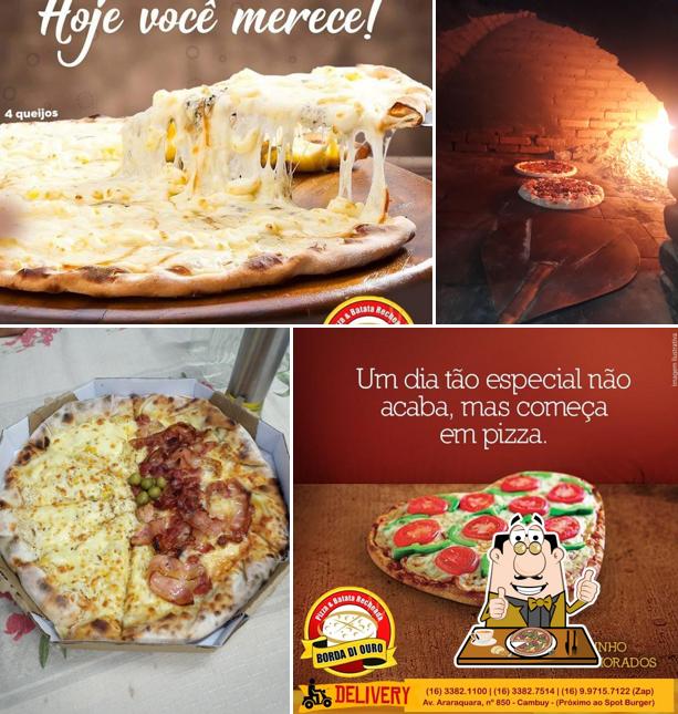 Experimente pizza no Disk Pizza Borda Di Ouro