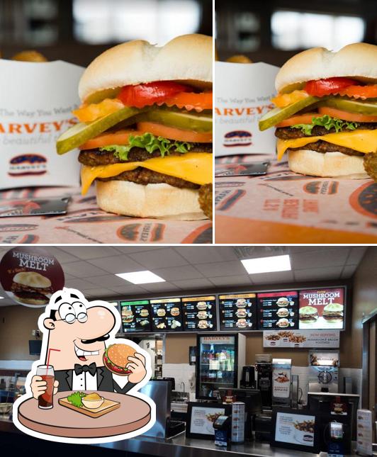 Les hamburgers de Harvey's will conviendront différents goûts